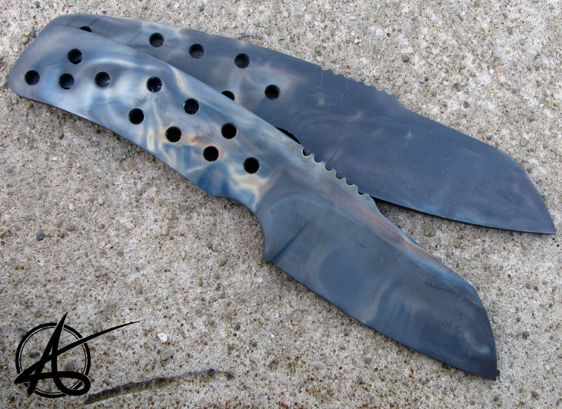 Severa Knifeworks - Terran Prototype - 3/16" Cryotreated A2, G10 handles with Stainless hardware