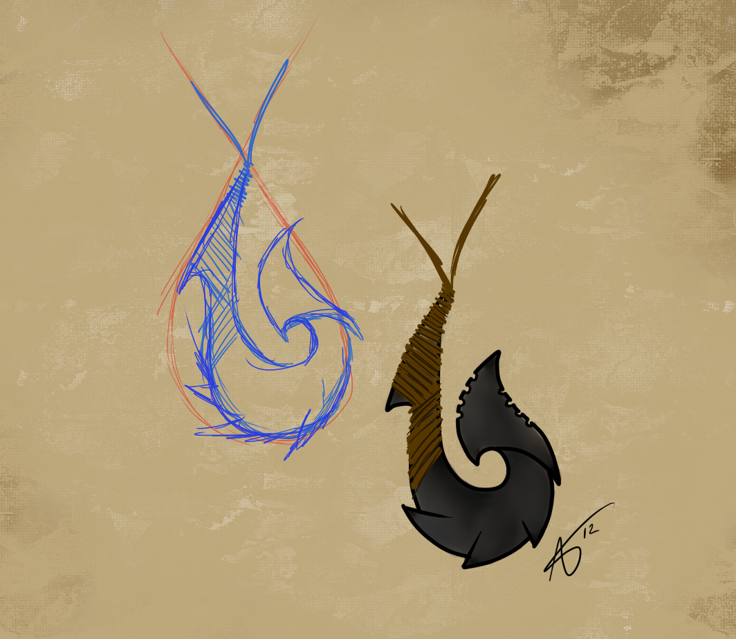 Maori Fishhook design