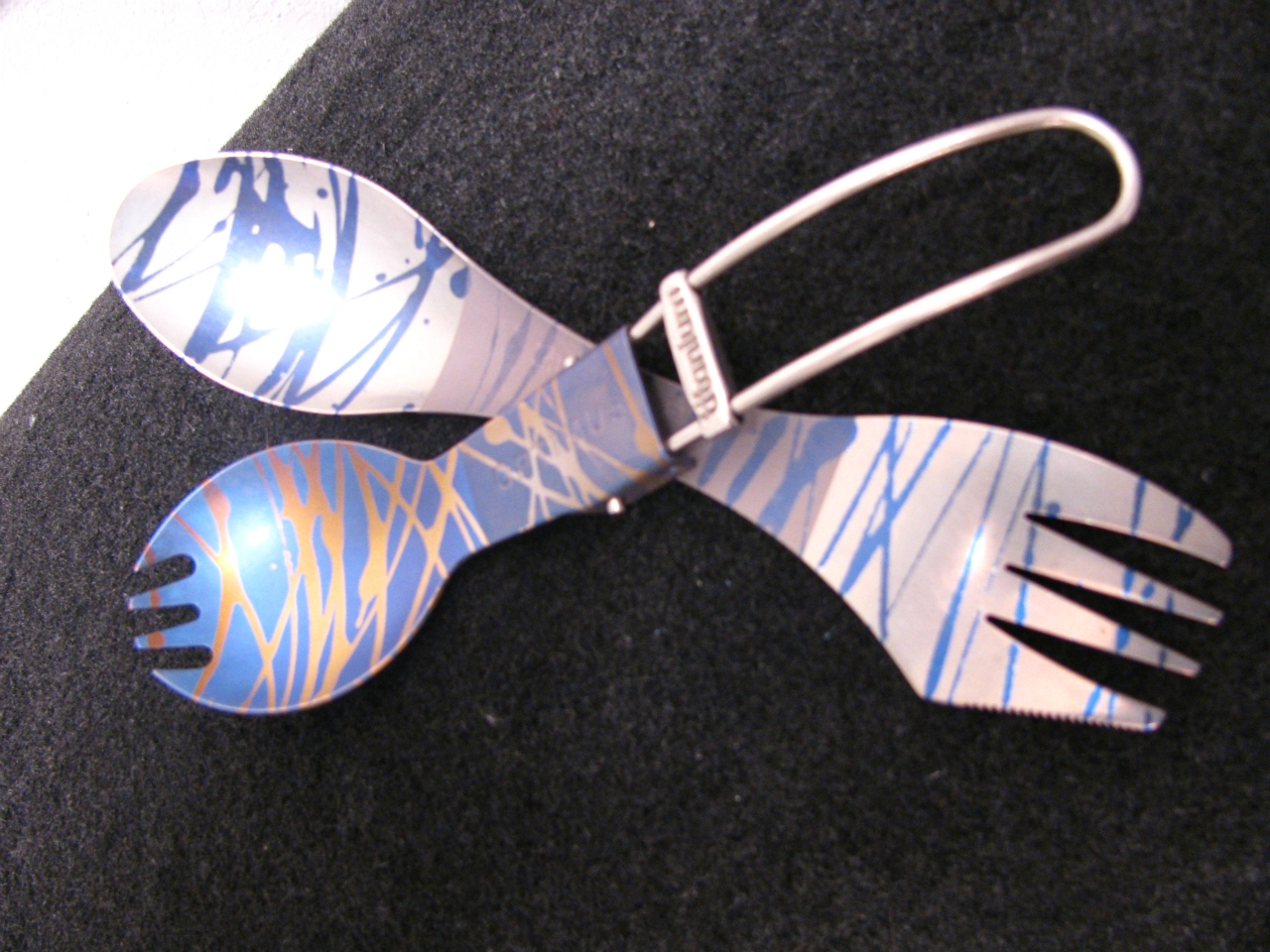 Anodized Titanium Sporks