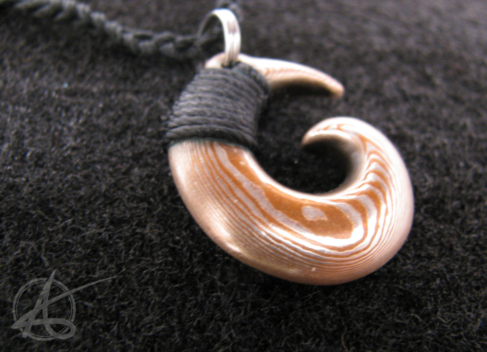 Carved Koru - Copper/Nickel Mokume