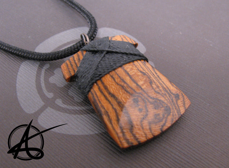 Toki Pendant - Stabilized Bokote wood