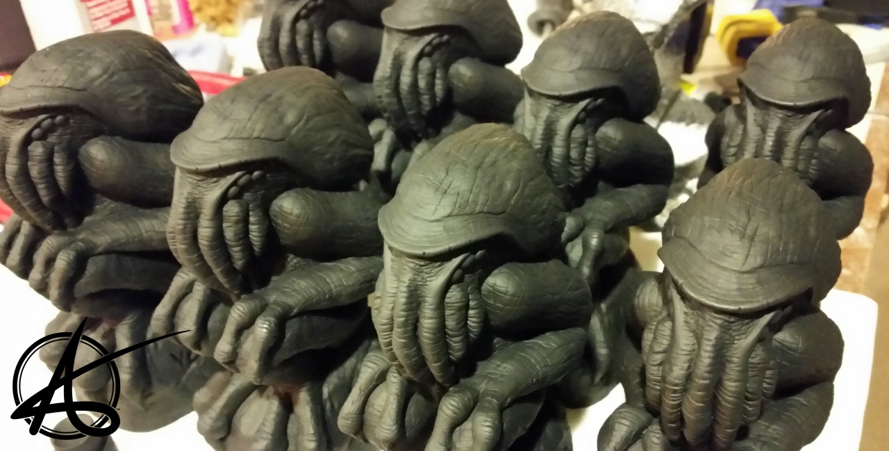 Cthulhu Idol - Work In Progress - Primer stage